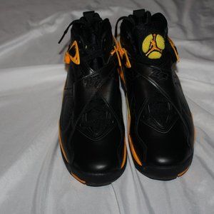Nike Air Jordan 8 Retro Taxi Yellow and Black Size 4.5M/ 6W CI1236-007 Shoes New